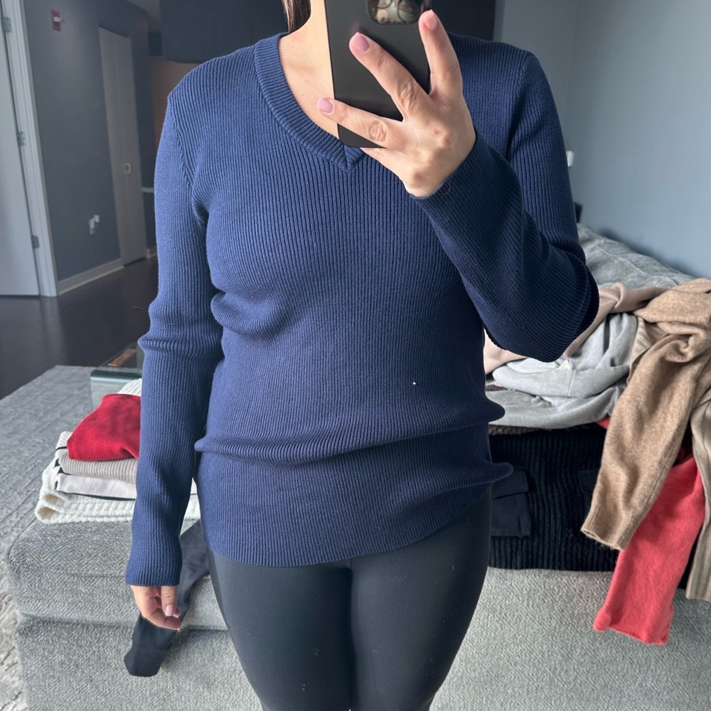 ASOS blue long sleeve sweater size 10